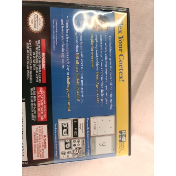 Nintendo DS | Brain Age 2: More Training In Minutes A Day Complete W/Manual - Picture 10 of 11